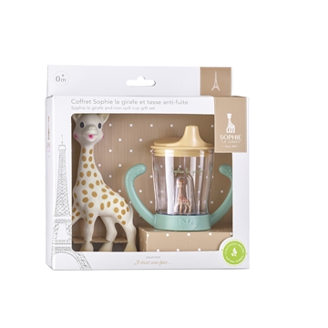 Sophie la Girafe + non-spill cup present set 